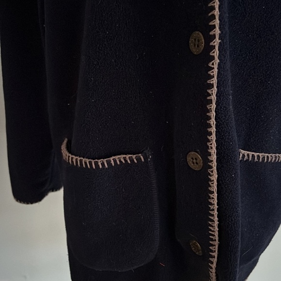 Cuffy’s natural Series Button Lightweight Coat embroidered acorns 💚 - Picture 6 of 8